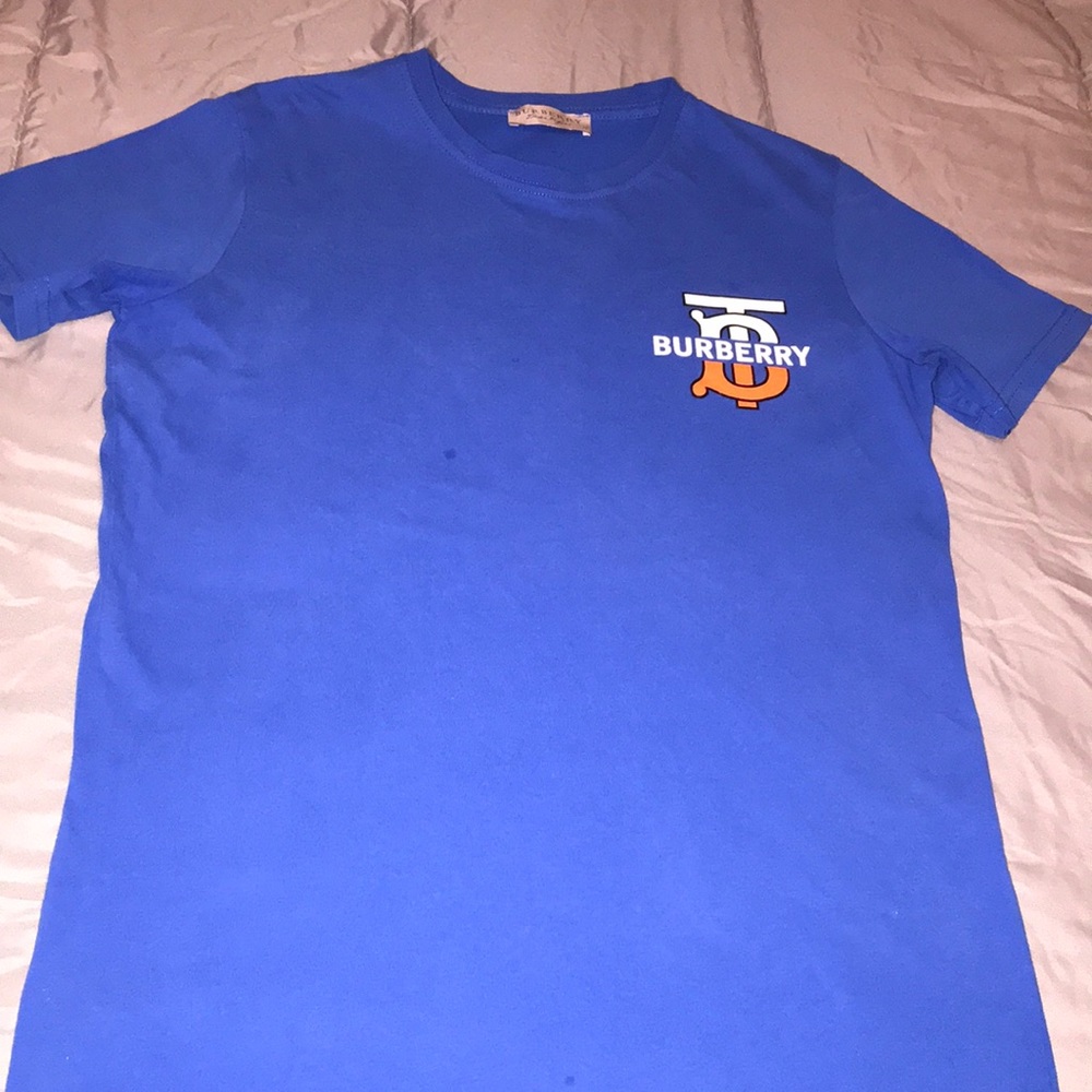 Blue Burberry T-shirt